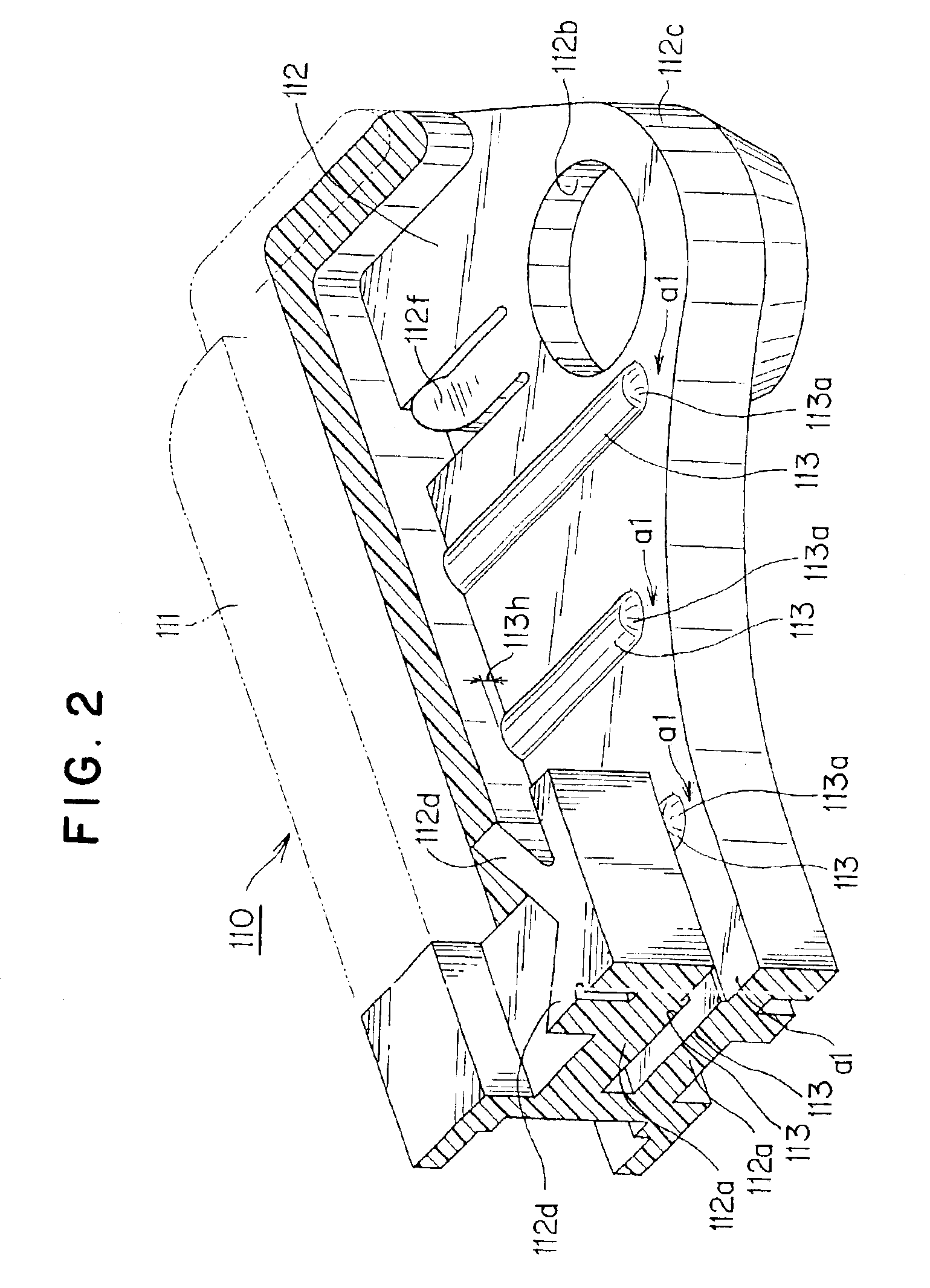 Sliding contact guide for transmitting medium