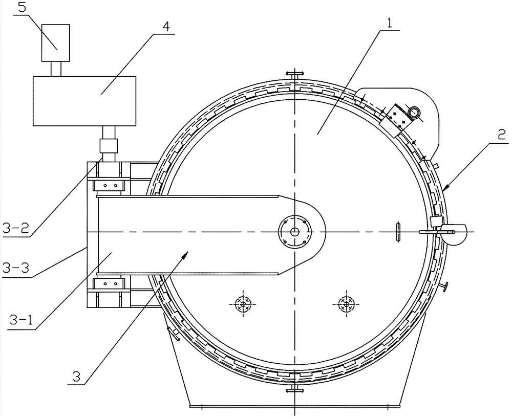 Autoclave having automatic door