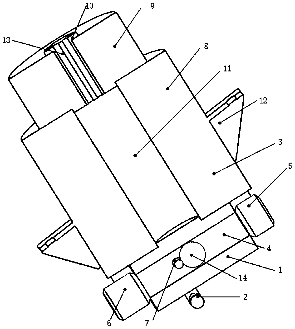 Spherical component detection and positioning device