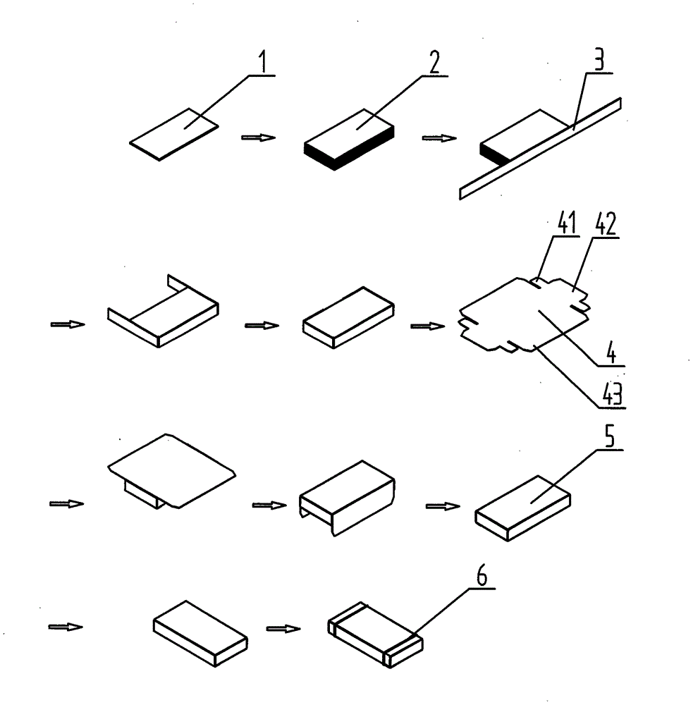 Packing method for porcelain wall bricks