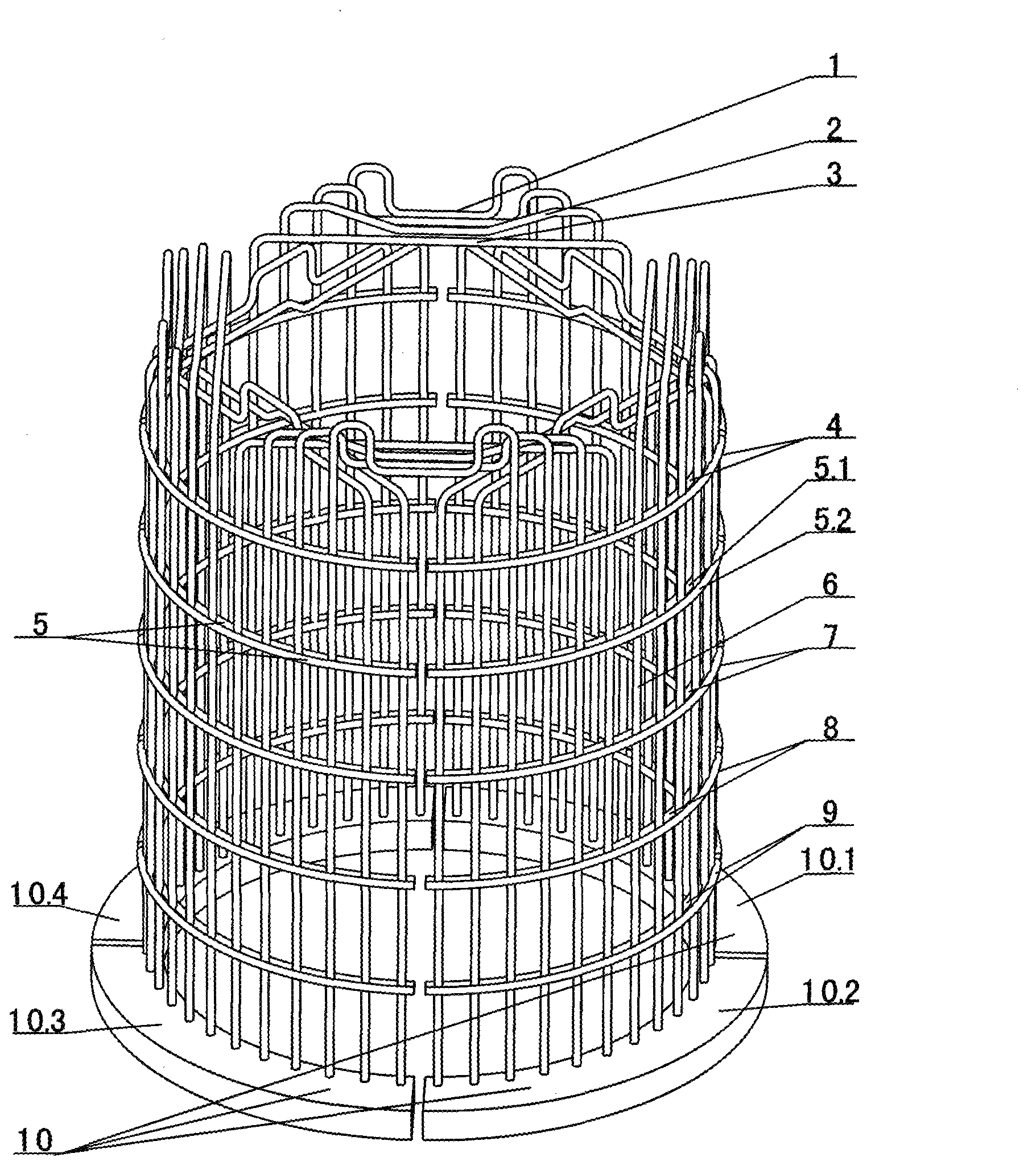 Cage-type heating unit for crystal growth