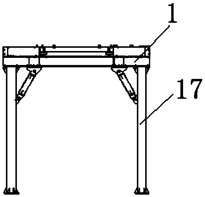 A dry-mixed mortar transport vehicle and a bulk head automatic alignment method and device