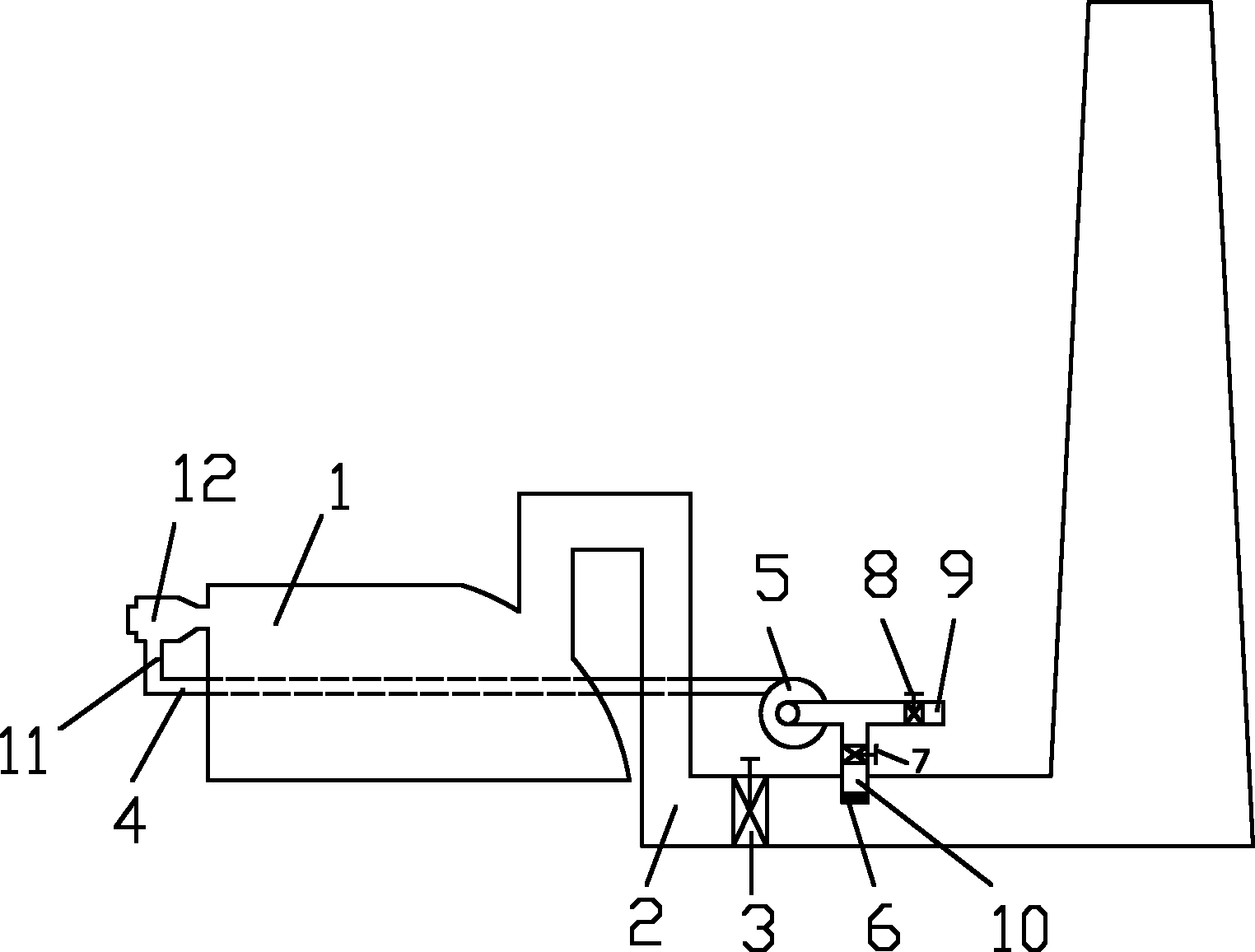 Method and device for smelting recycled copper in reverberator
