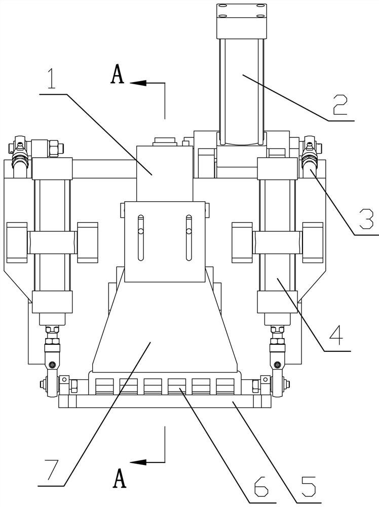 Valve bag high-frequency rapid heating sealing device