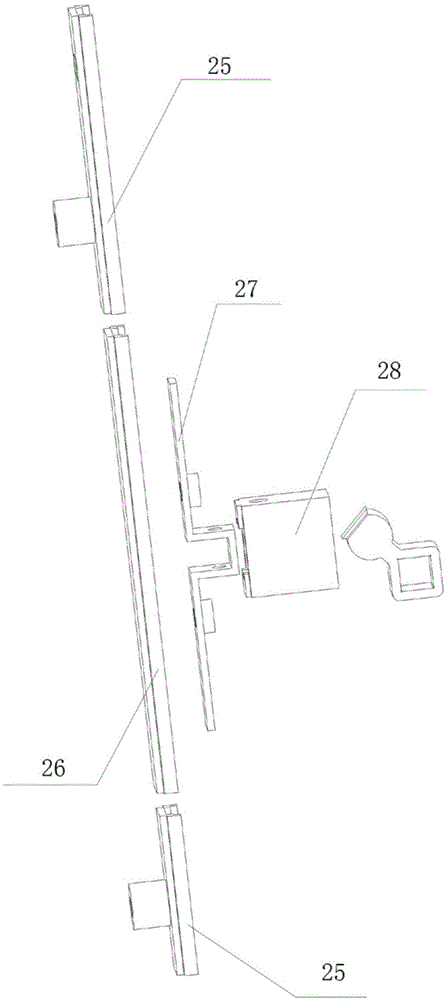 Wind bracing device and method for controlling door and window to stop in any positions by handle