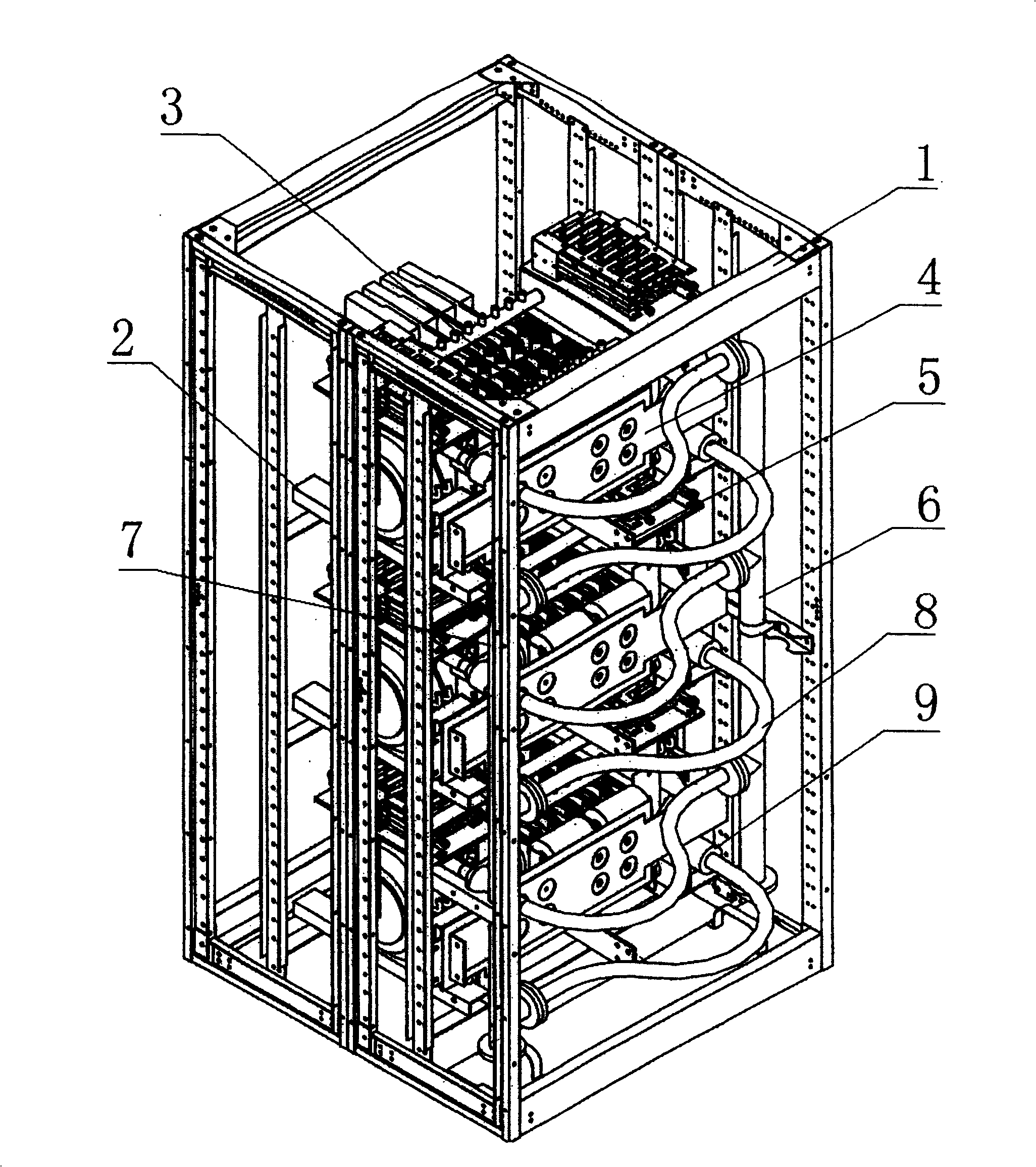 High-tension integral gate change transistor three-level frequency-converter power cabinet