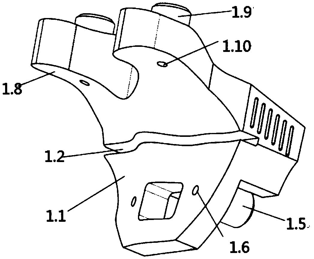 Personalized knee joint osteotomy guide plate assembly and design method thereof