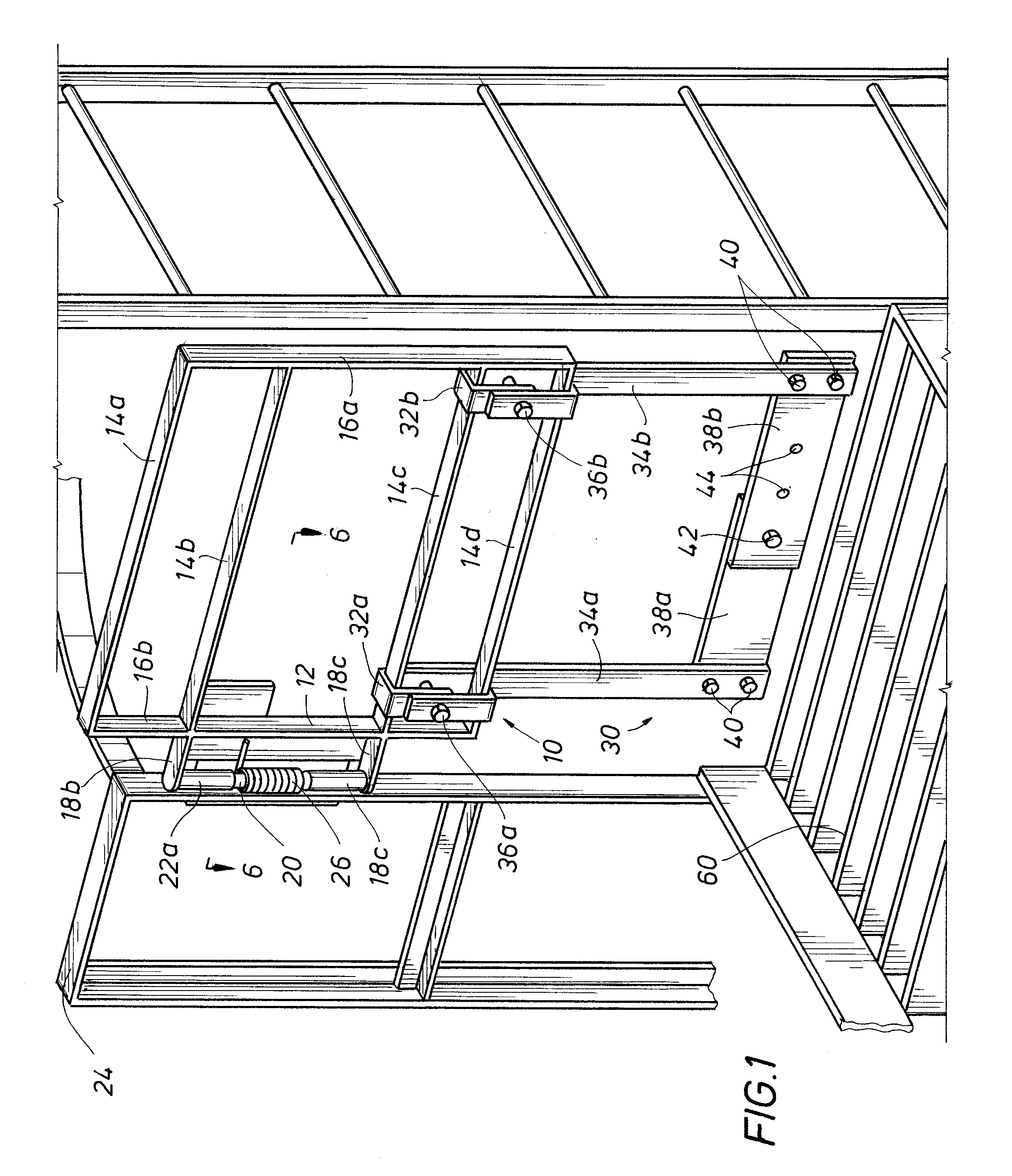 Safety Gate With Attached Toe Board