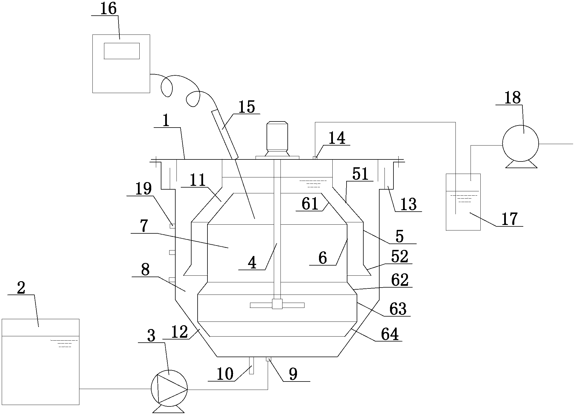 A rapid enrichment reaction equipment for anammox bacteria