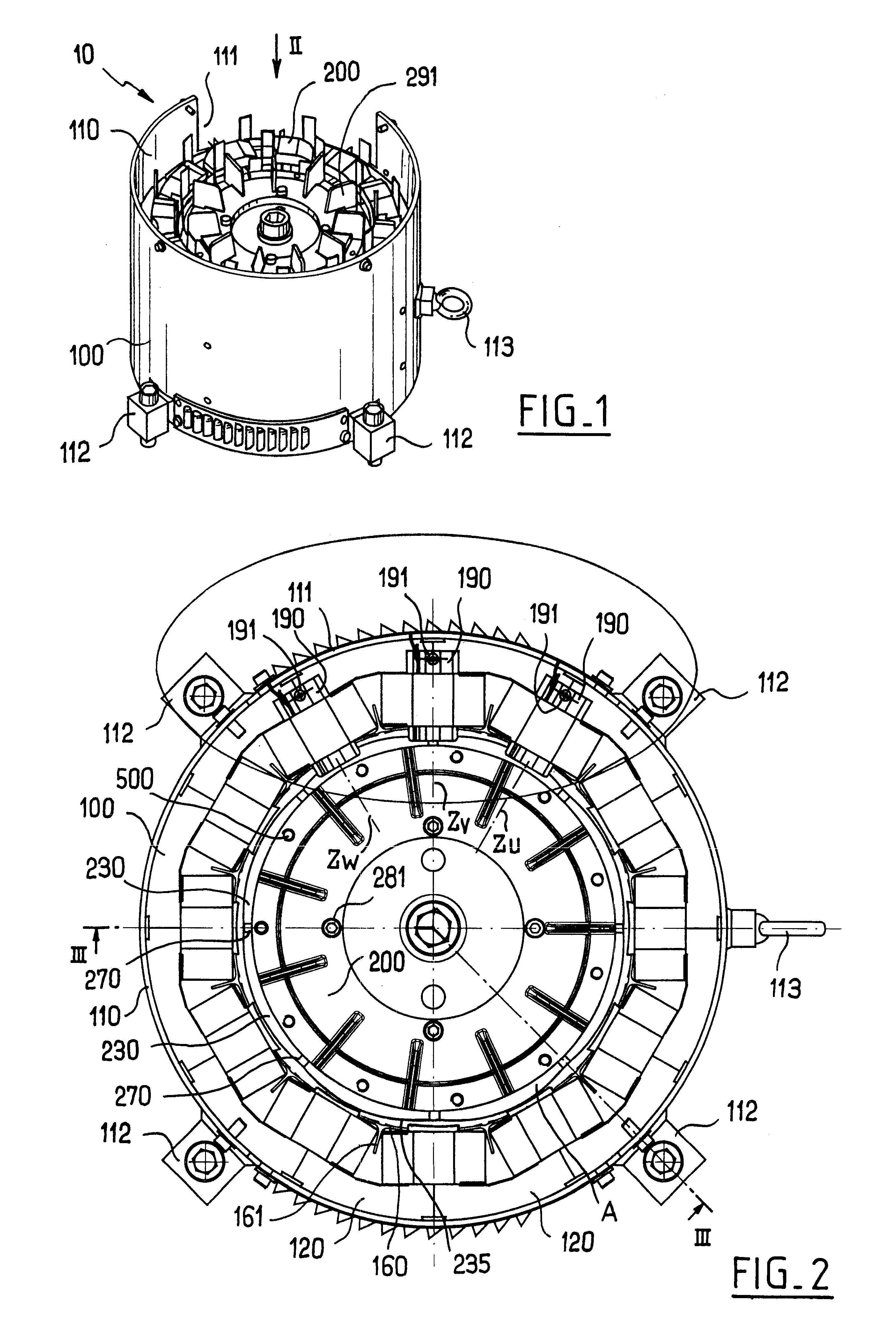 Rotary electric machine stator having individual removable coils