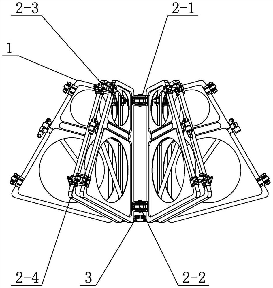 Expandable Primary Mirror Mechanism with Large Aperture in Space