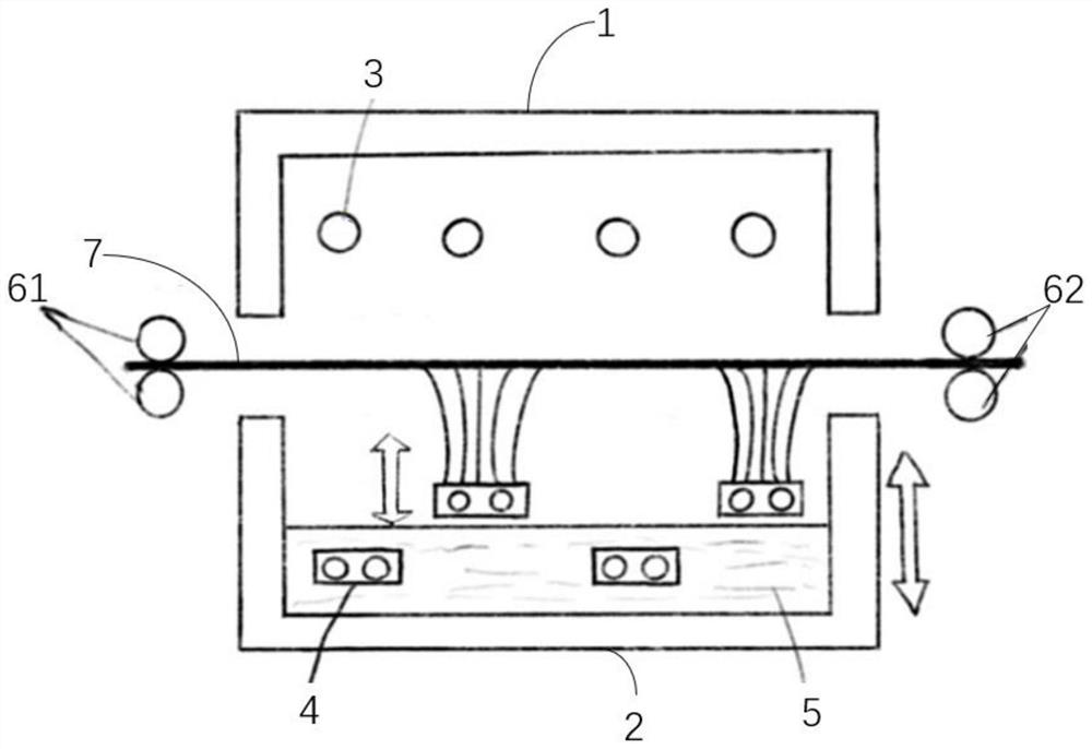 Device and method for producing polymer nanofibers