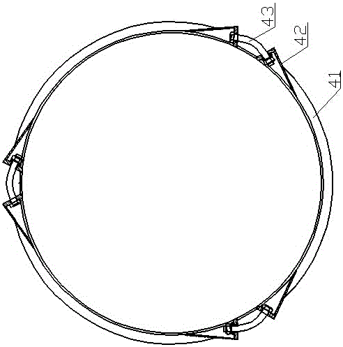 Method and device for removing foreign matter in shield zone on basis of lateral channel