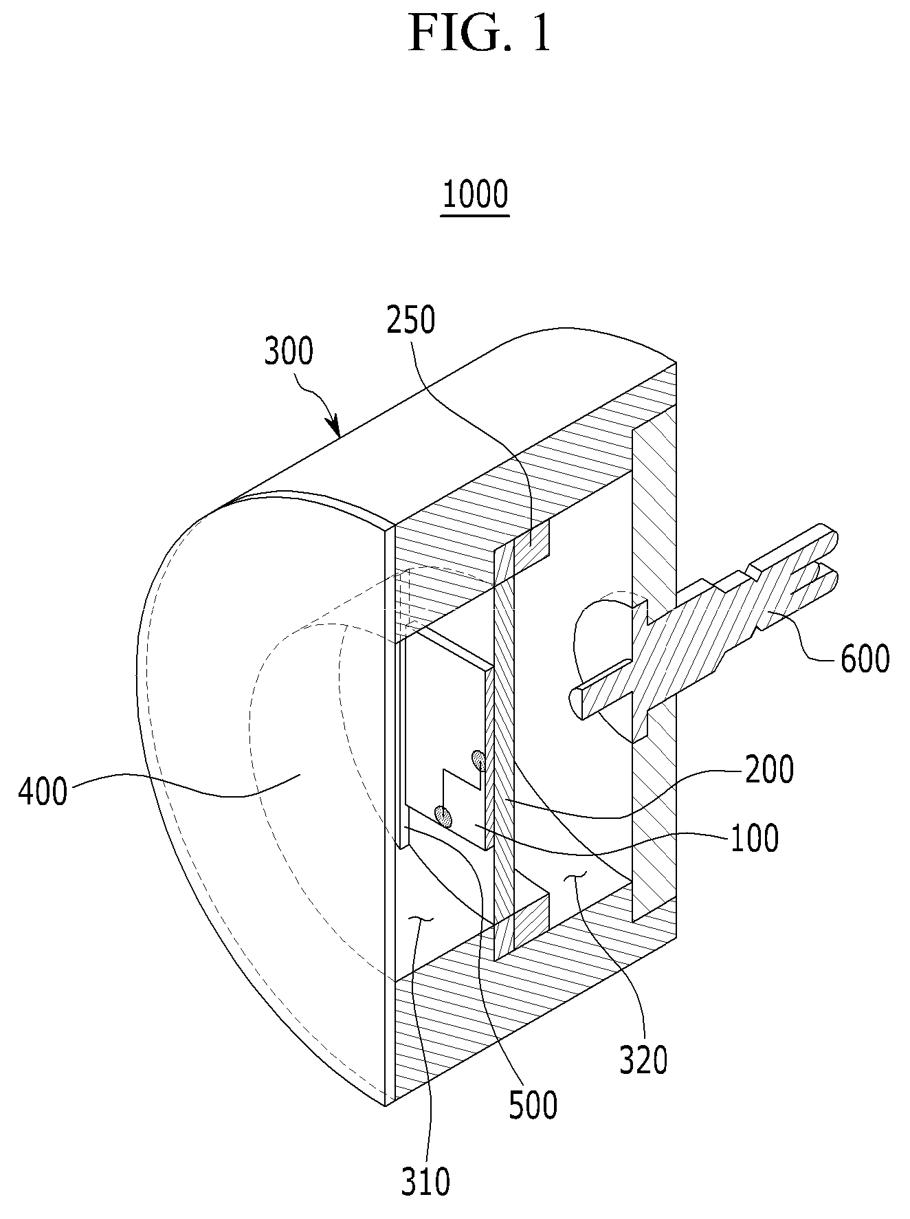 Hydrophone and pressure balancing device for using for hydrophone