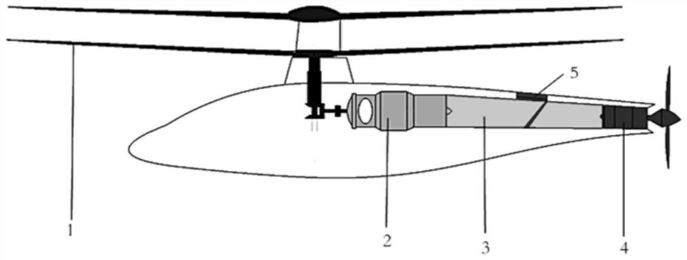 Novel high-speed coaxial double-rotor helicopter propelling system