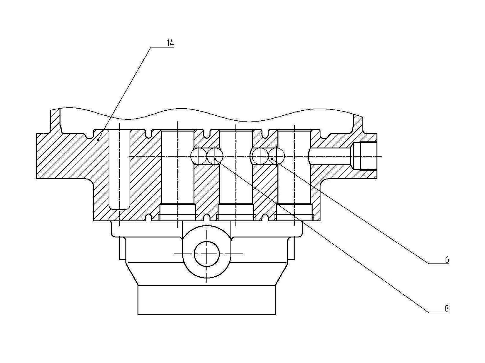Self-locking and interlocking mechanism for cylindrical shell speed changer