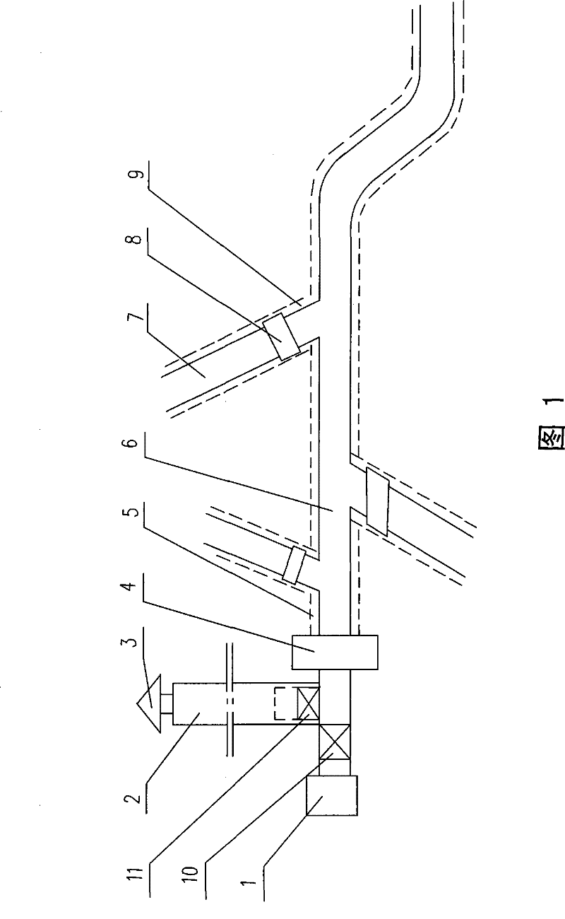 Underground mine natural ventilation equipment