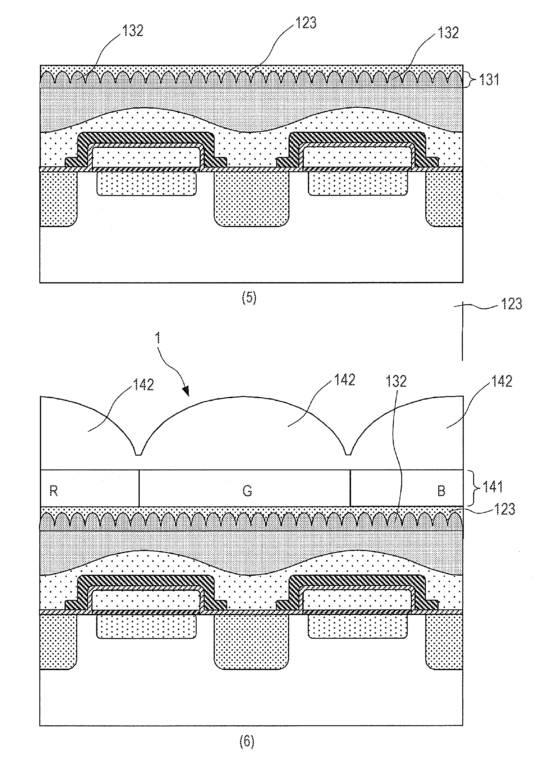 Solid-state imaging device, fabrication method thereof, imaging apparatus, and fabrication method of Anti-reflection structure