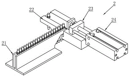 Automatic assembling device for flexible shaft