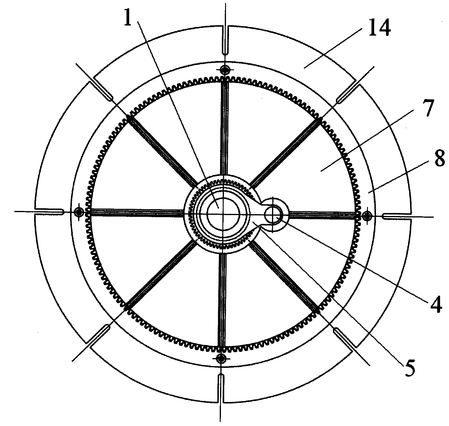 Rotary and rapid positioning device