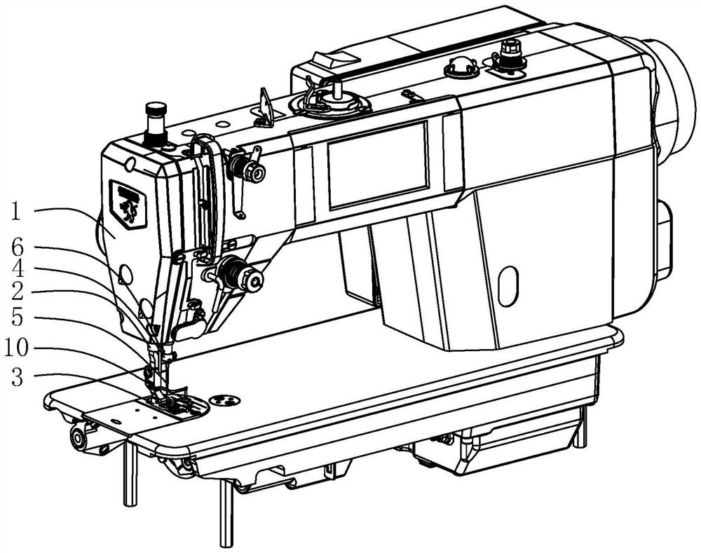 Intelligent lockstitch sewing machine