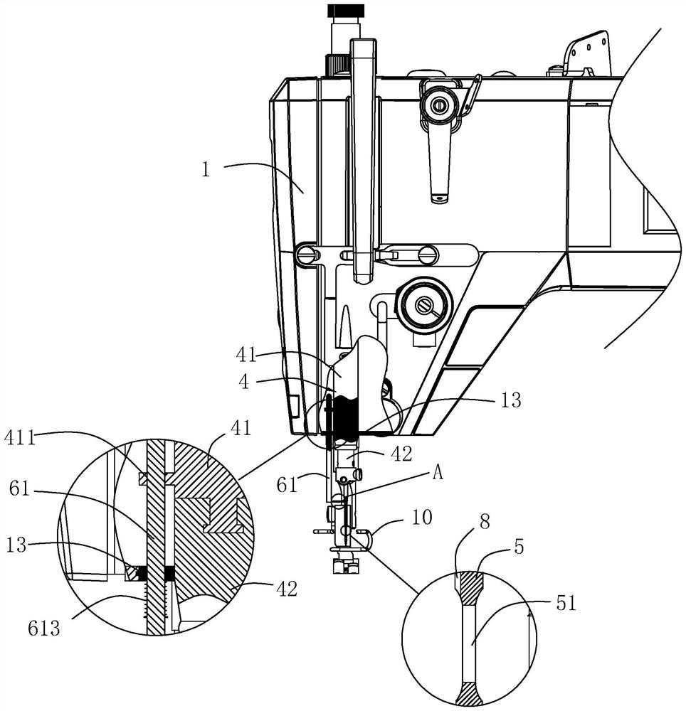 Intelligent lockstitch sewing machine