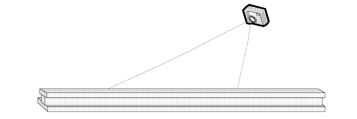 Automatic detection method of steel rail light band abnormity based on digital image processing