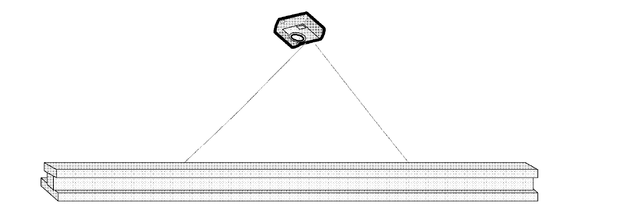 Automatic detection method of steel rail light band abnormity based on digital image processing