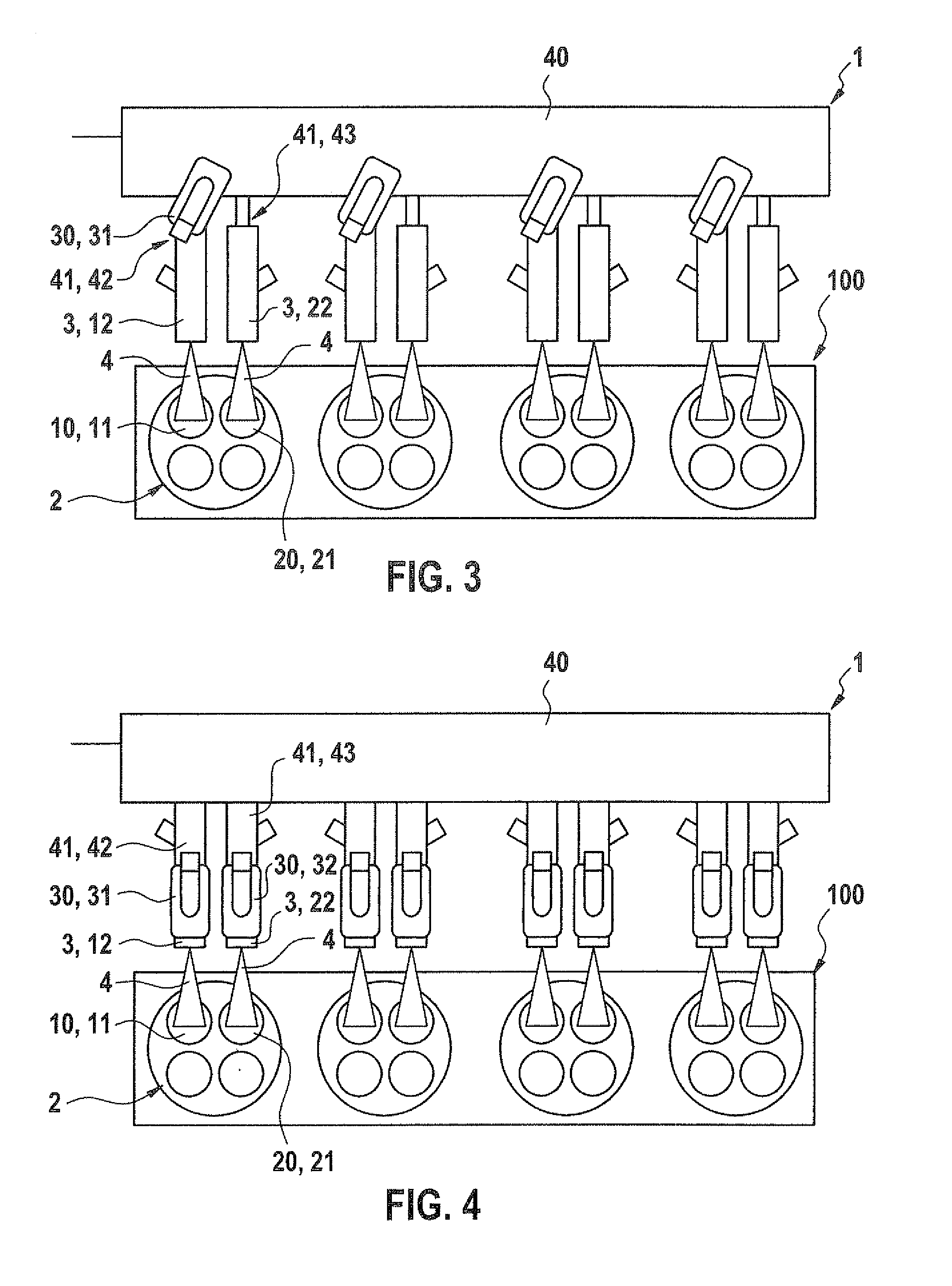 Injection device and internal combustion engine