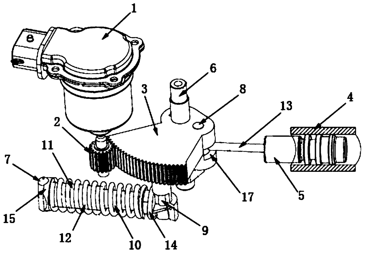 Double-station control module for E-AMT clutch