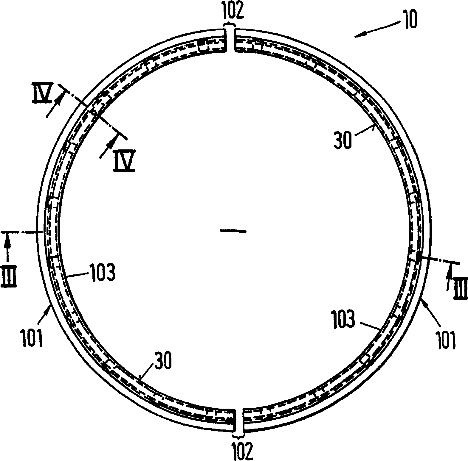 Sealing ring for stuffing box