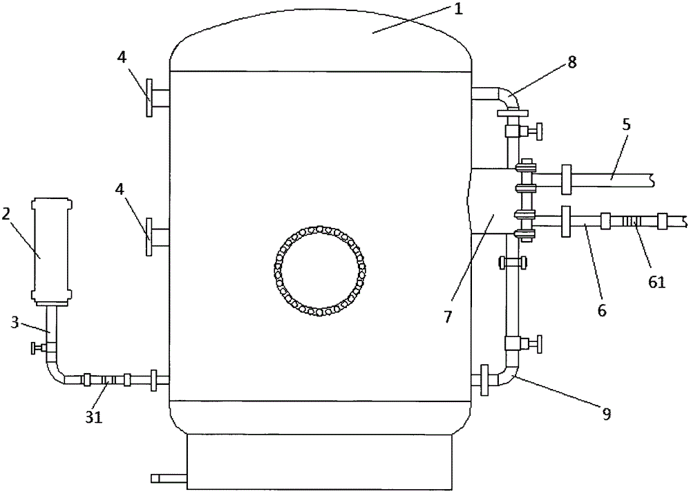 Tank type heat exchanger