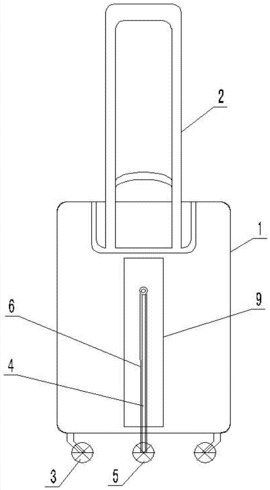 Portable dragging luggage box