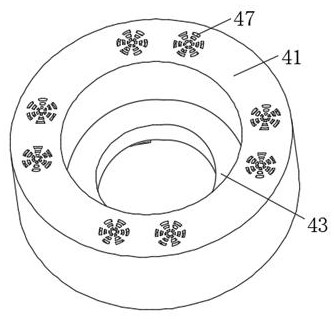 A device for processing holes in electronic product parts