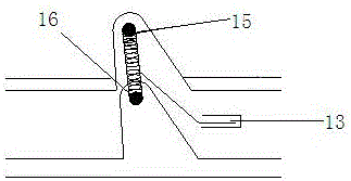 A device for delaying the closing of the sternum and the sternum