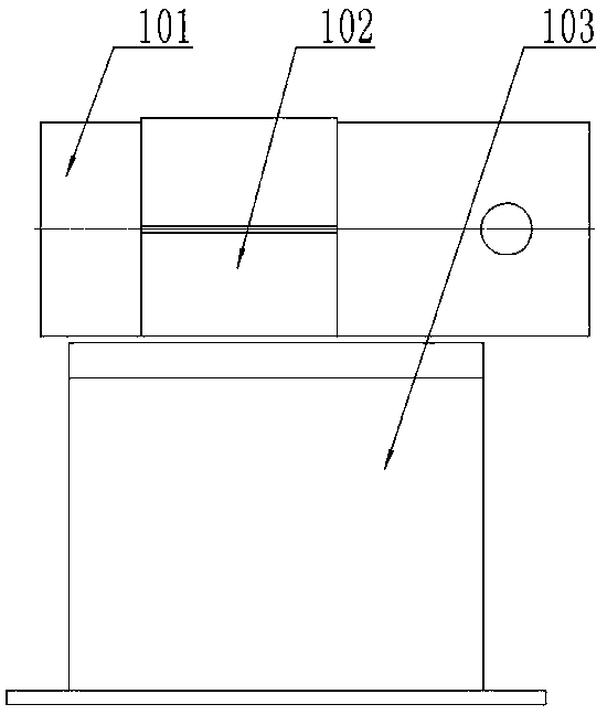 High-efficiency spherical fuel element on-line real-time imaging detection device