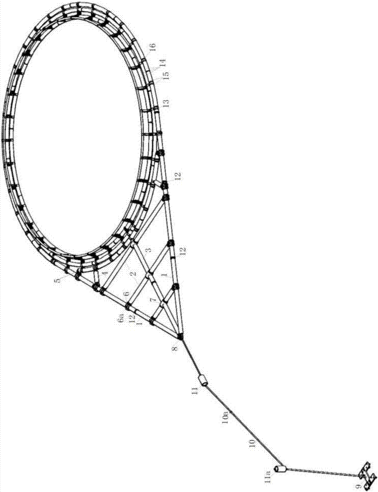 Single Anchor Floating Net Cage Frame And Net Cage