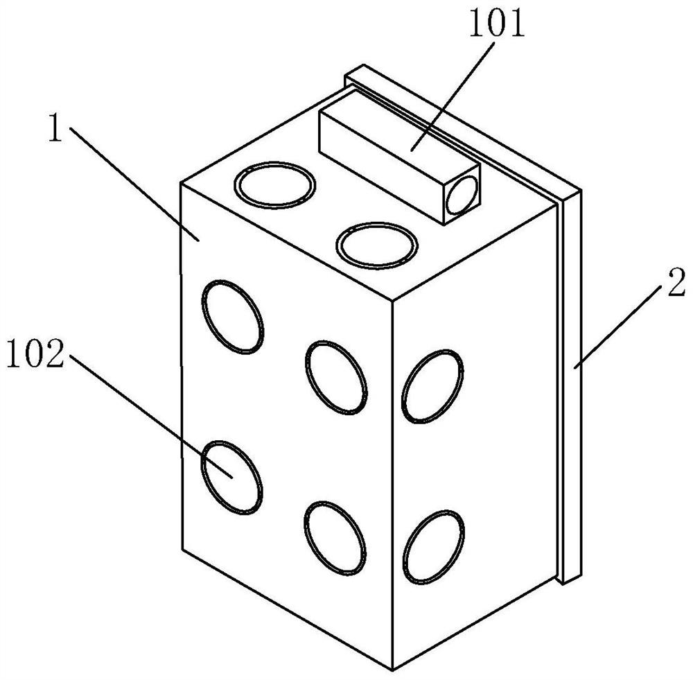 Adjustable electrical embedded box and installation and use method thereof