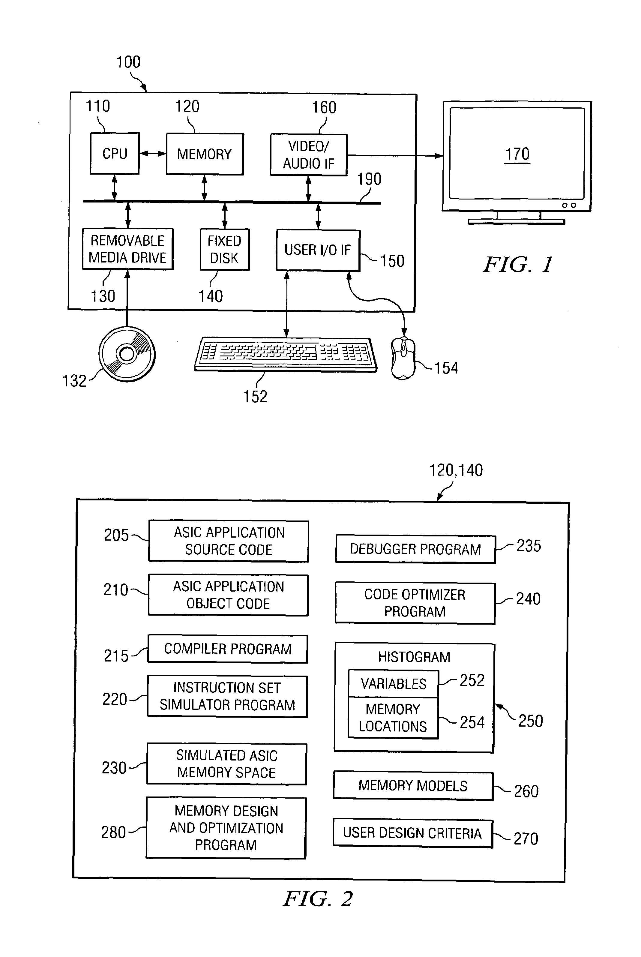 System and method for designing and optimizing the memory of an embedded processing system
