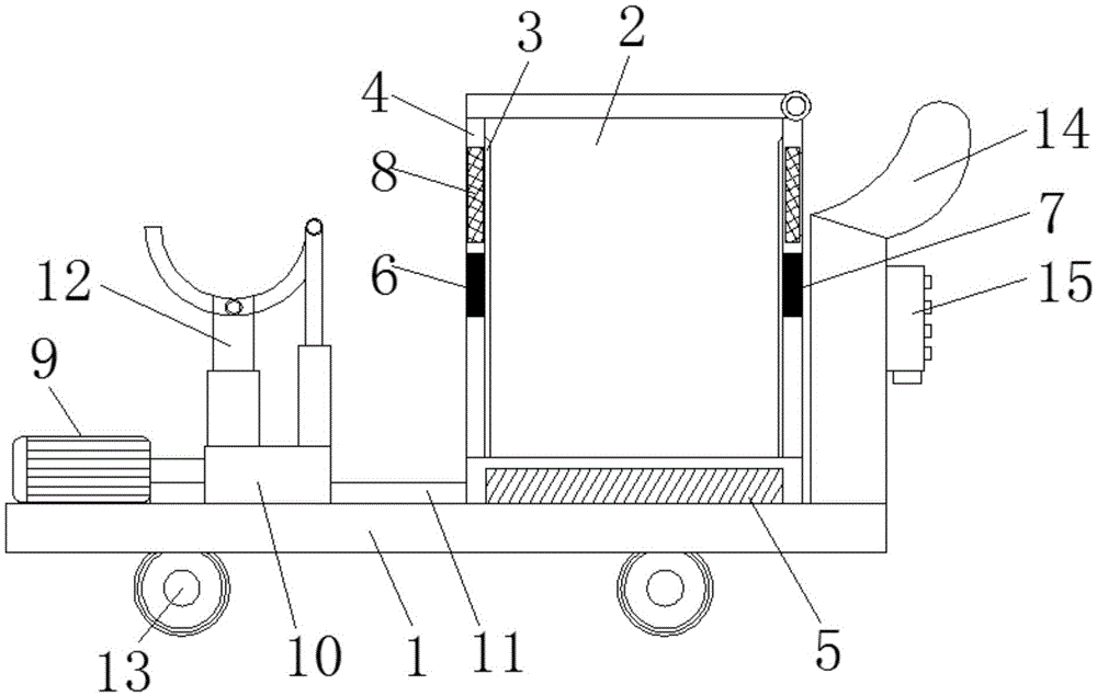 Multifunctional textile handcart