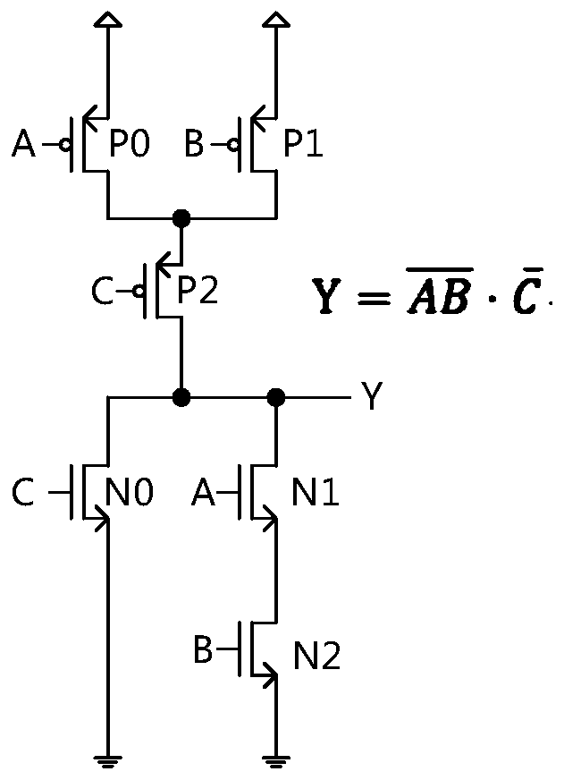 CMOS combination logic circuit