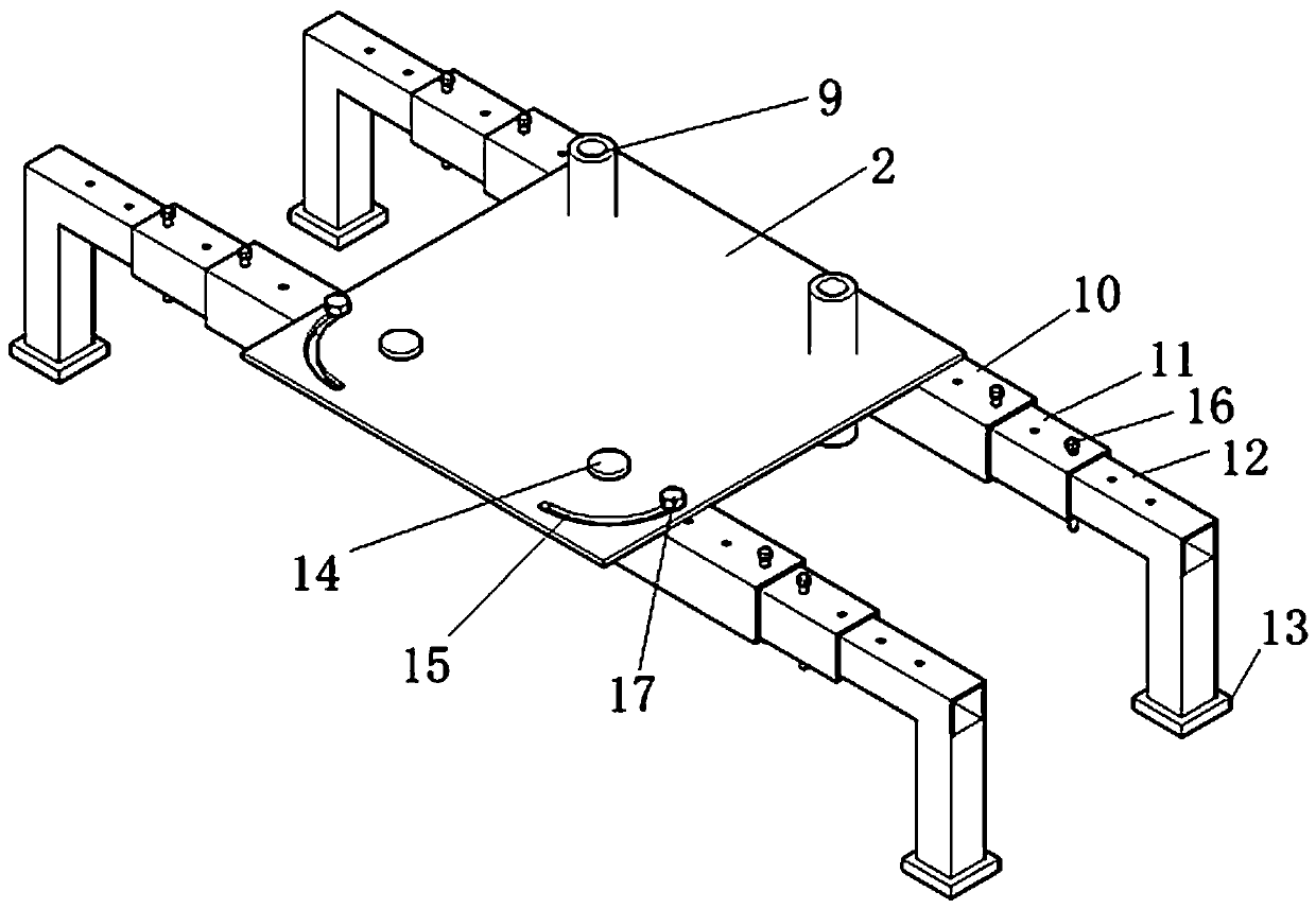 Combined climbing tool for cargo hold flat straight cabin wall