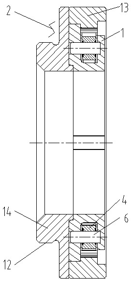 Axial locking device, piston rod assembly with axial locking device and oil cylinder