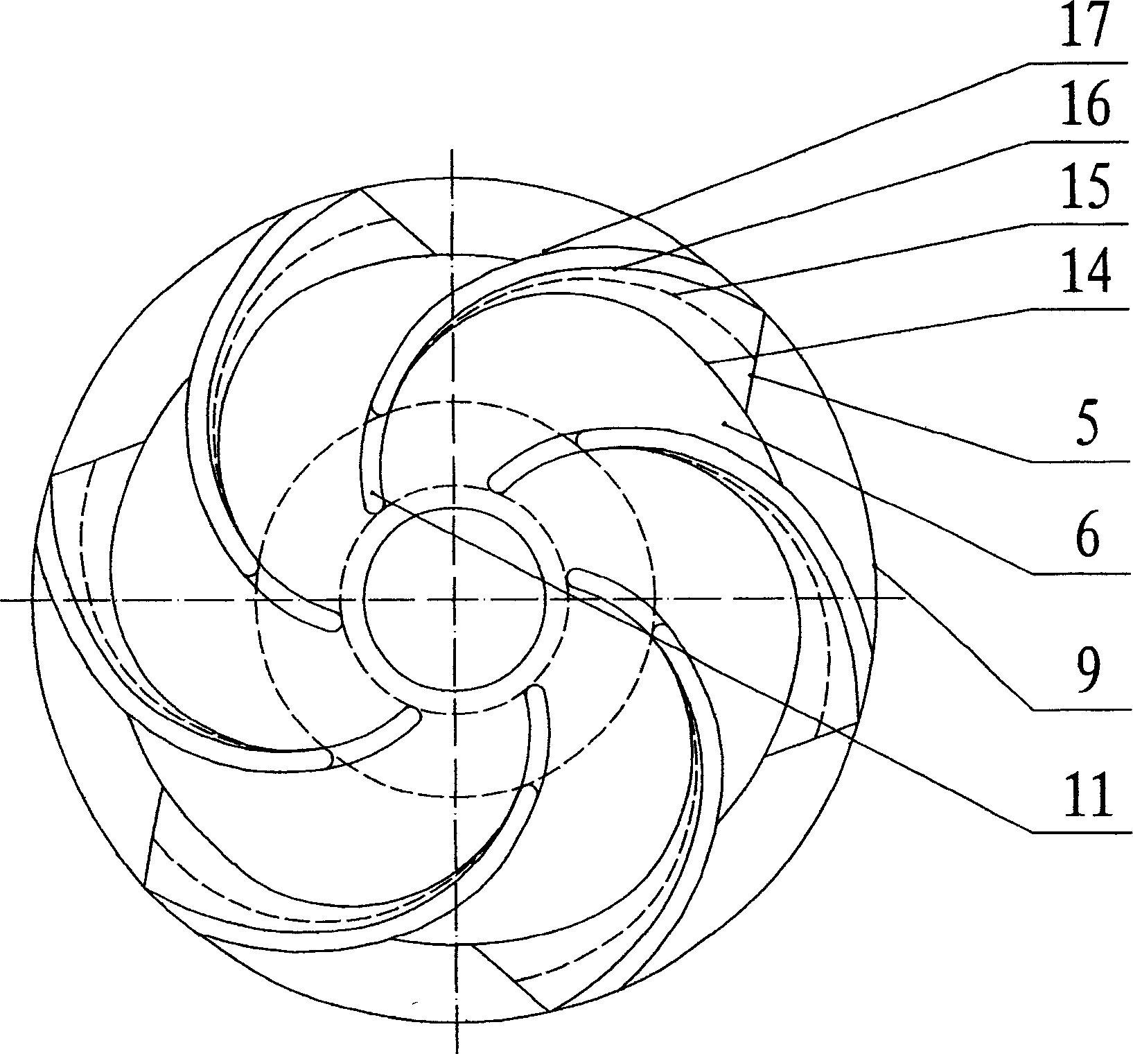 Centrifugal pump for deep well