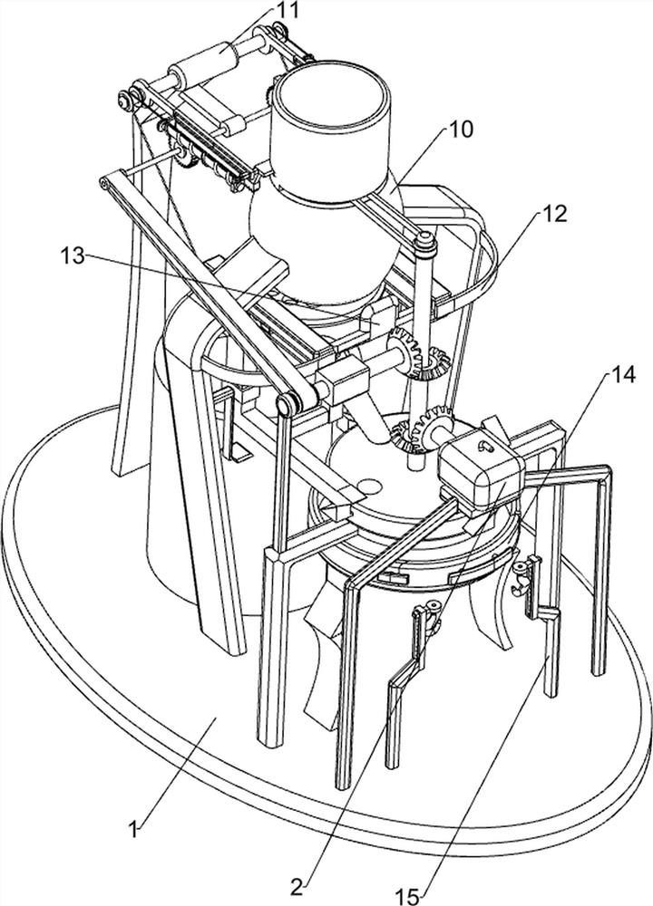 Automatic cutting and grinding device for Chinese herbal medicines