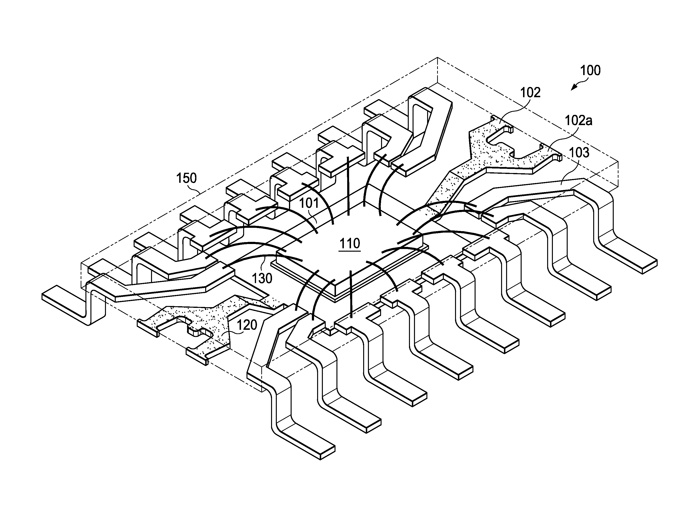 Packaged semiconductor device having leadframe features as pressure valves against delamination