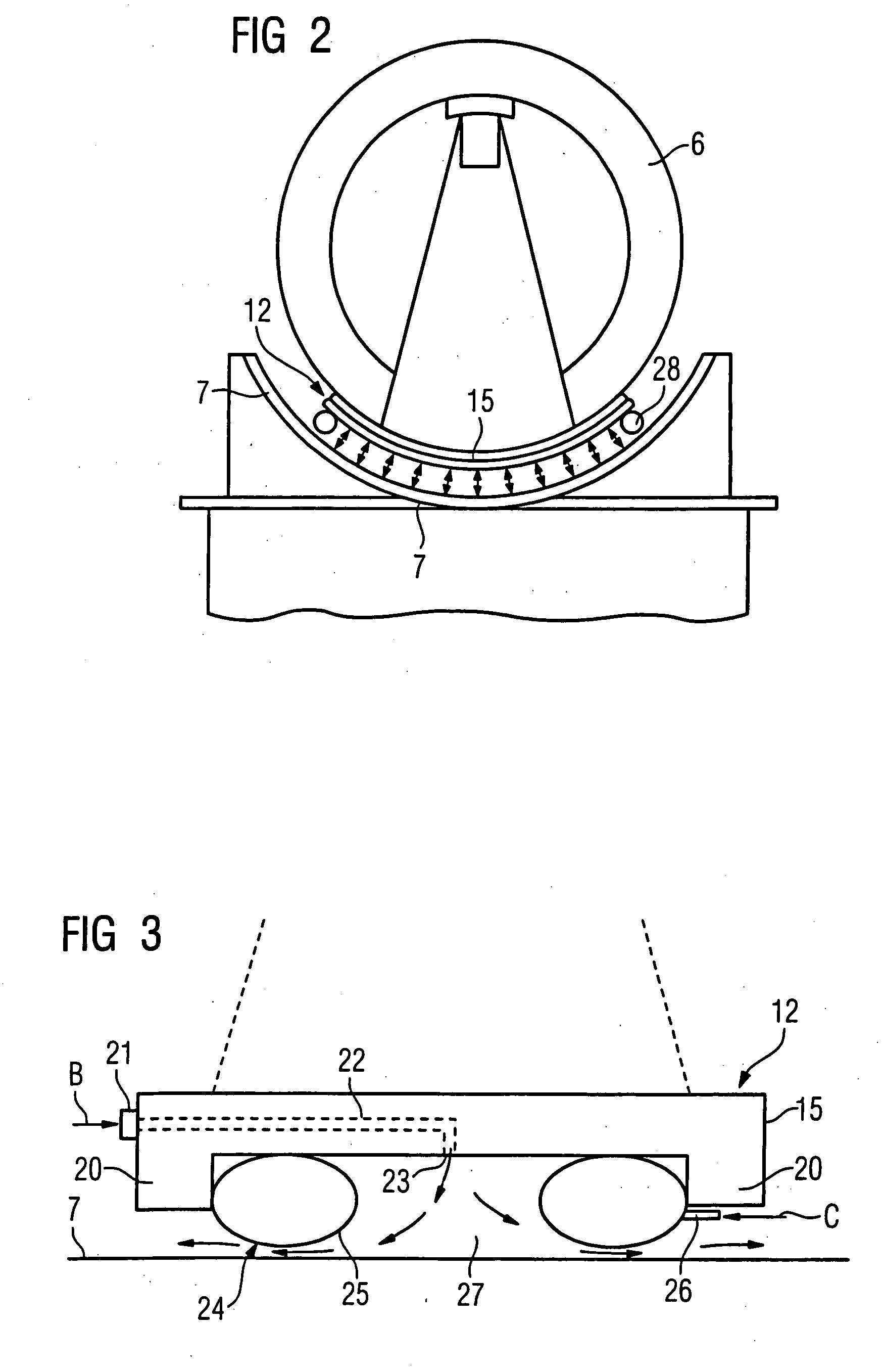 Device for installing a cylindrical gradient coil in a cylindrical magnet of a magnetic resonance system