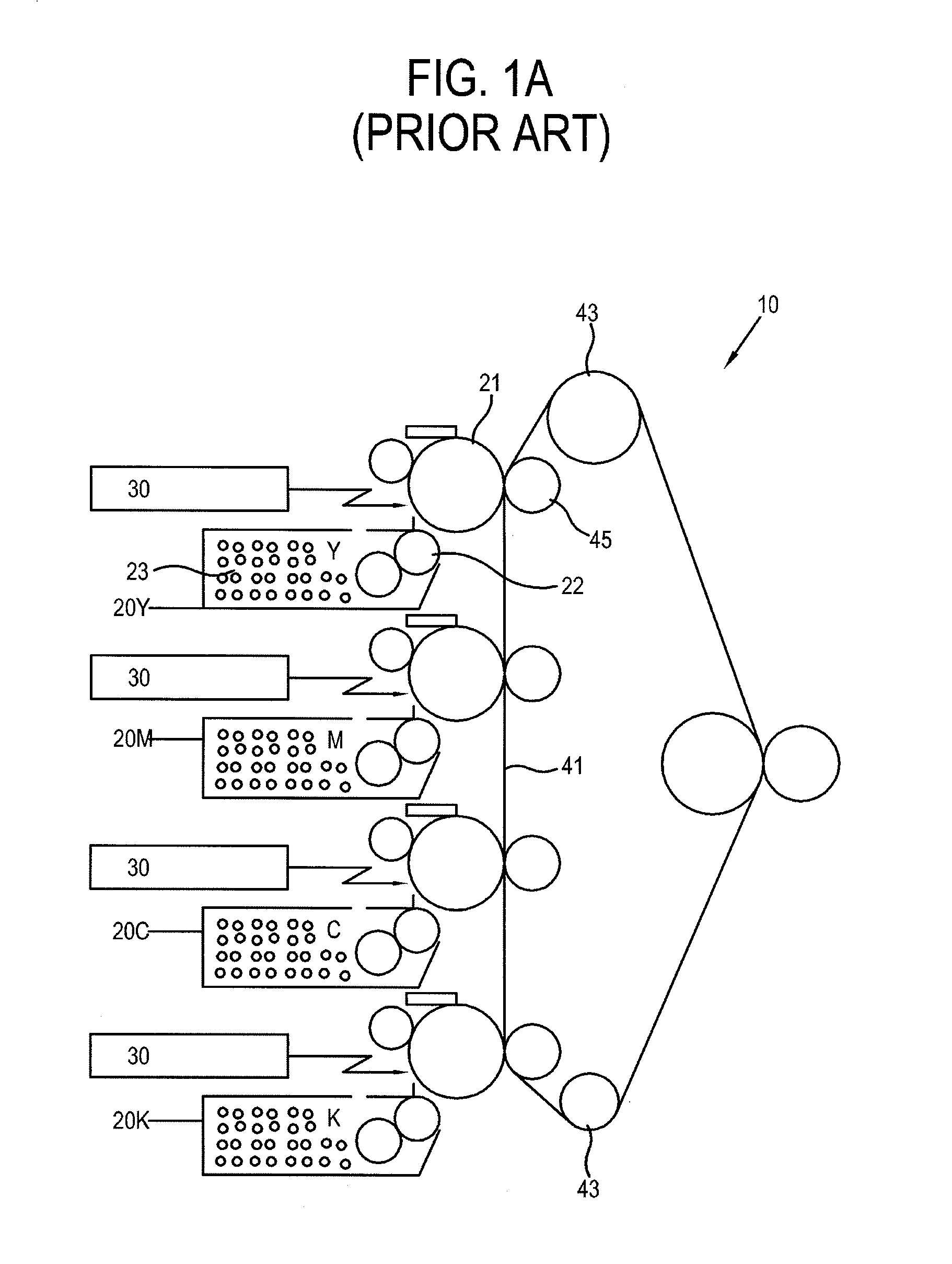 Developing-transferring module and image forming apparatus having the same