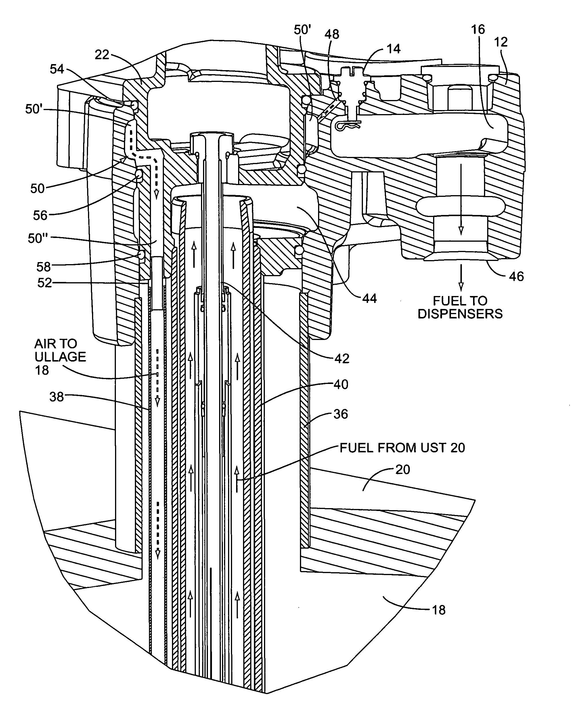 Air bleed mechanism for a submersible turbine pump