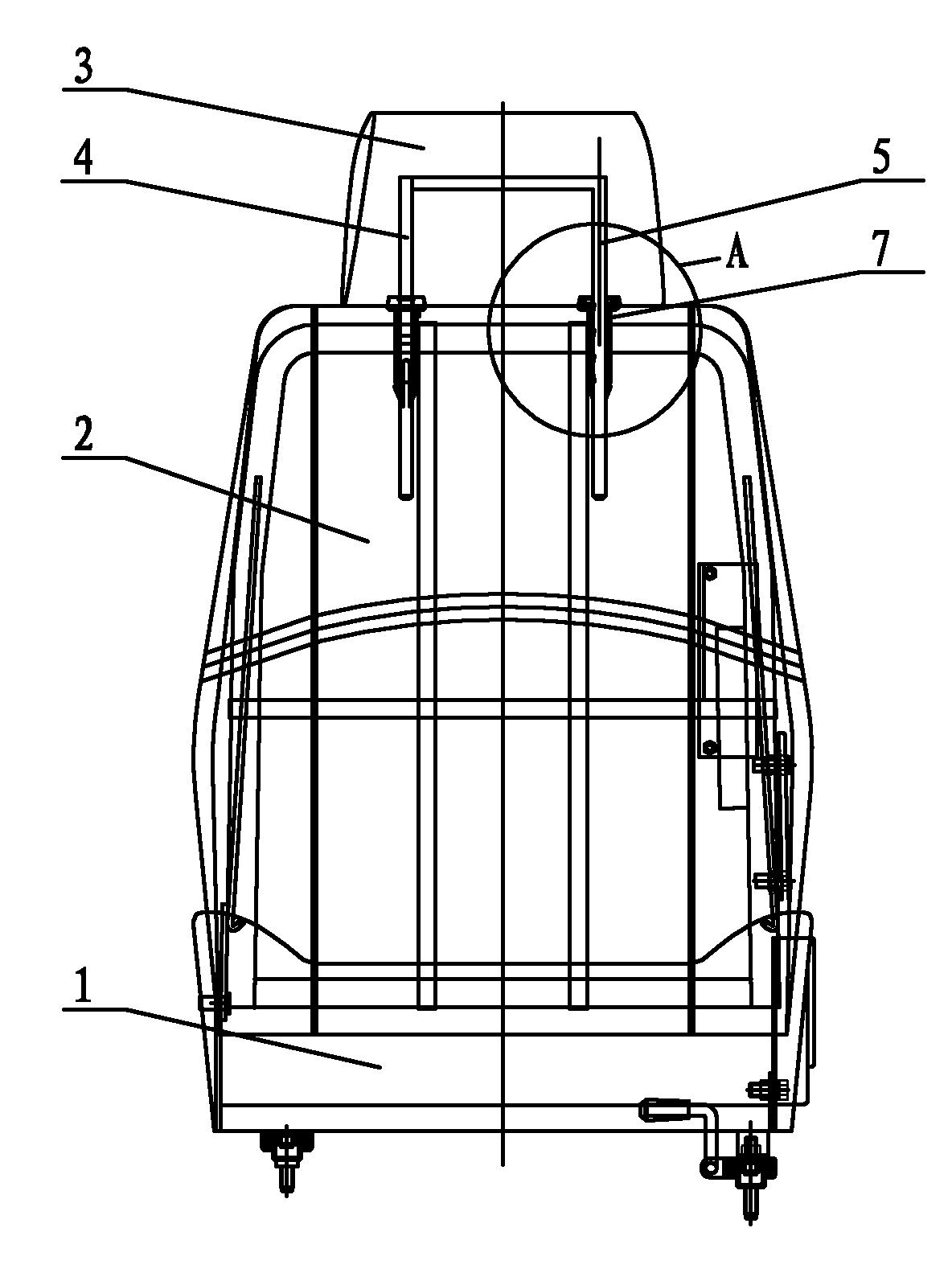 Seat headrest rod and manufacturing process thereof